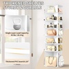 image:imageVINGLI Pink Rotating Shoe Rack Tower 7 Tier 360Shoe Storage for Girls Room 73 Tall Vertical Carousel Organizer for Kids Shoes Toys amp Dolls Cute Nursery Corner Shelves No Tool AssemblyWhite