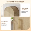 image:imageVINGLI Wardrobe Closet with 2 Doors and 2 Drawers 72 H Wardrobe Cabinet Closet Freestanding Clothing Storage Cabinet Wooden White Bedroom Armoire Combination for Hanging ClothesOak